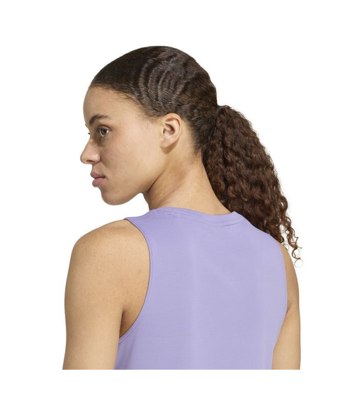 Top Running feminino adidas Essentials, lilás