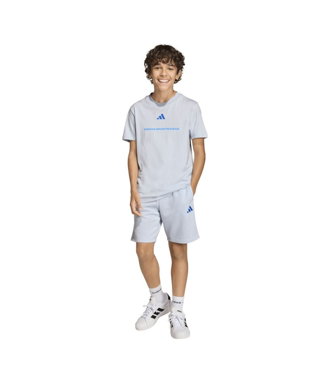 Pantalons adidas à slogan Enfant bleu