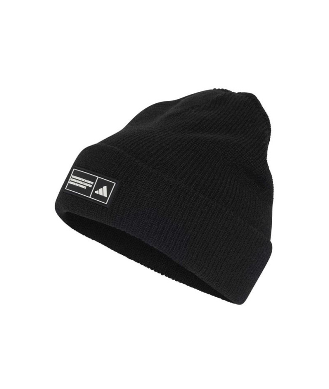 Bonnet Ess Lbl Bni Cuff noir adidas blanc