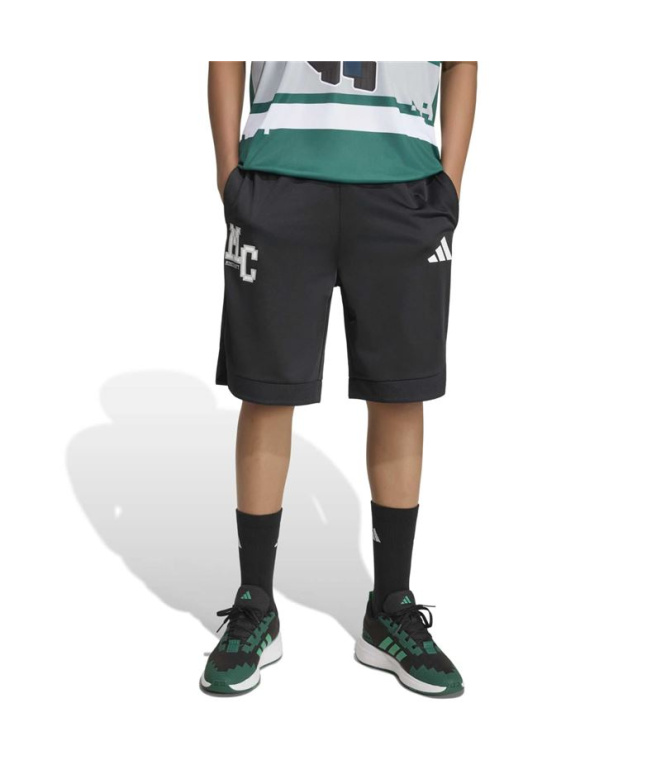 Pantalons adidas J Mc rt Noir/Blanc