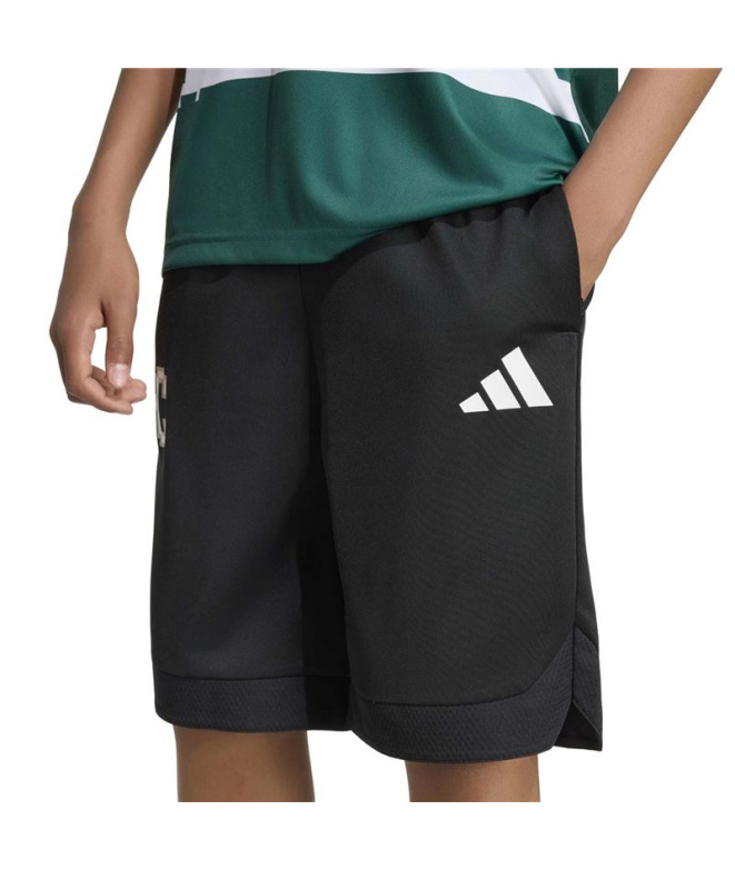 Pantalons adidas J Mc rt Noir/Blanc