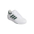 Chaussures Basket-ball adidas Hoops Classic pour enfants, blanc/vert/gris