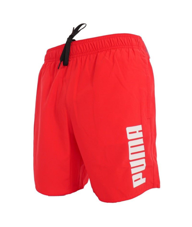 Fato de banho Puma Mid Homem Vermelho