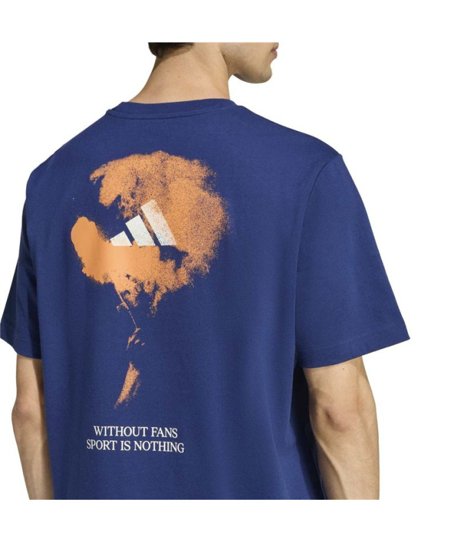 T-shirt adidas Stad Flare Homme bleu foncé