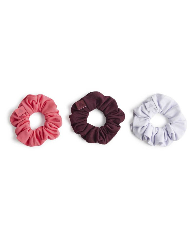 Fita de cabelo roxa adidas Scrunchies 3Pp