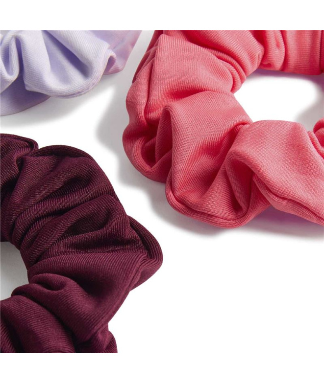 Fita de cabelo roxa adidas Scrunchies 3Pp
