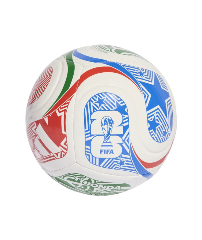 Balle Football adidas WC Club blanc/rouge