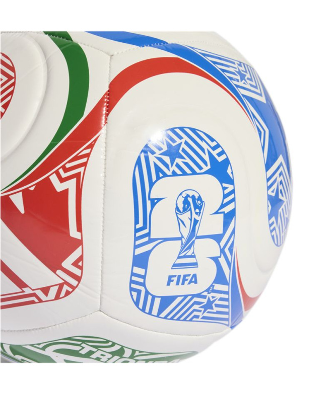 Bola Futebol adidas WC Club branca/vermelha
