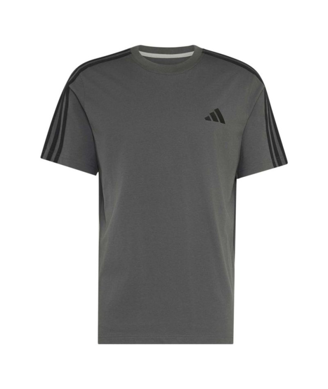 Camiseta adidas M 3 Bandas Sj Lc T Gris