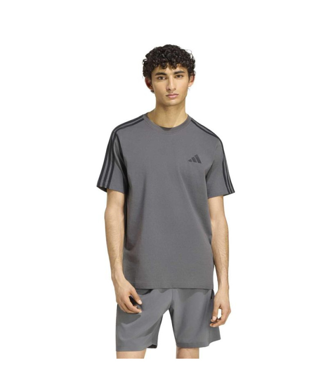 Camiseta adidas M 3 Bandas Sj Lc T Gris