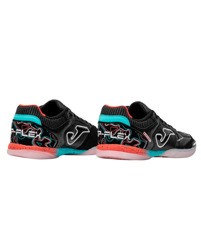 Sapatilhas Futsal Joma Top Flex 2631 pretas Homem