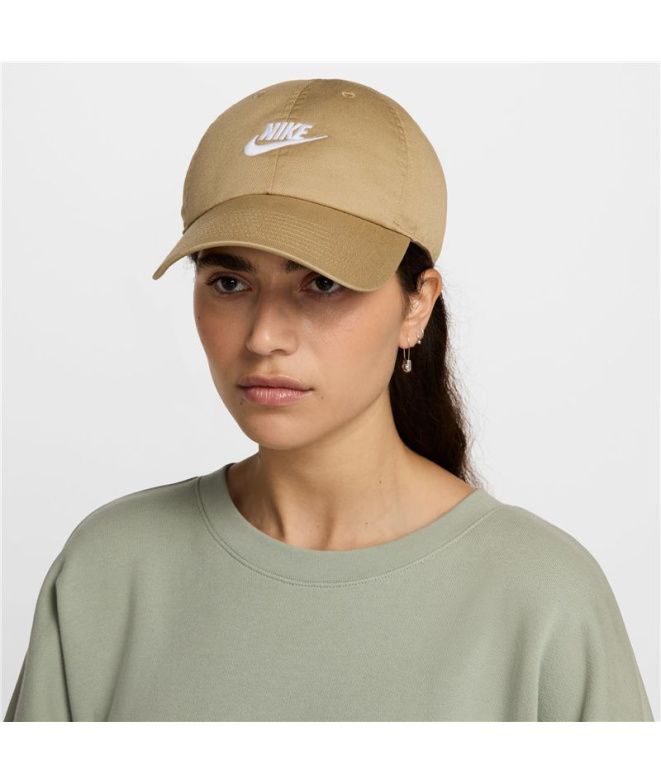 Boné Nike Club Boné Futura Wash Marrom