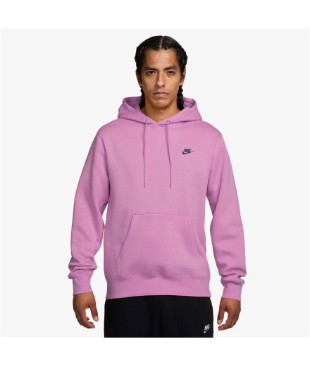 Sudadera Nike Club Bb Po Hoodie Hombre Morado