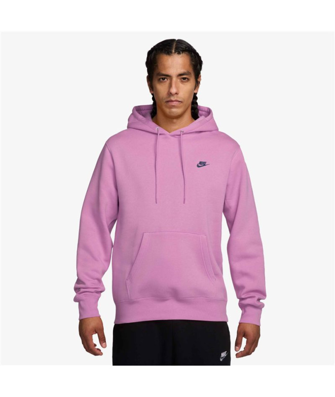 Homem Nike Club BB PO Moletom Roxo