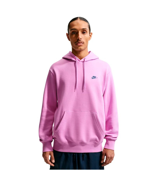 Sudadera Nike Club Bb Po Hoodie Hombre Morado