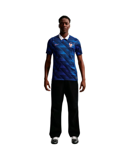 T-shirt Football bleu Homme Nike FFF DF JSY SS Stad Hm
