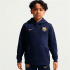 Sudadera de Fútbol Nike F.C Barcelona Nsw Club Po Hoodie Ce Niño Azul
