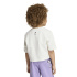 Camiseta Infantil adidas Minnie Mouse, cor off-white/preta