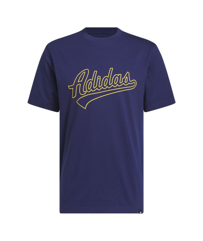 Camiseta Homem adidas Varsity Tailsweep azul...