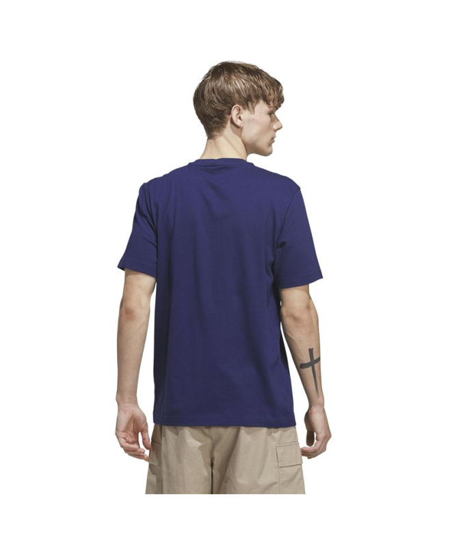 Camiseta Homem adidas Varsity Tailsweep azul...