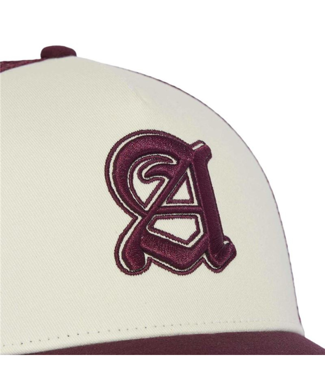 Gorra adidas Stadium Marfil/Granat