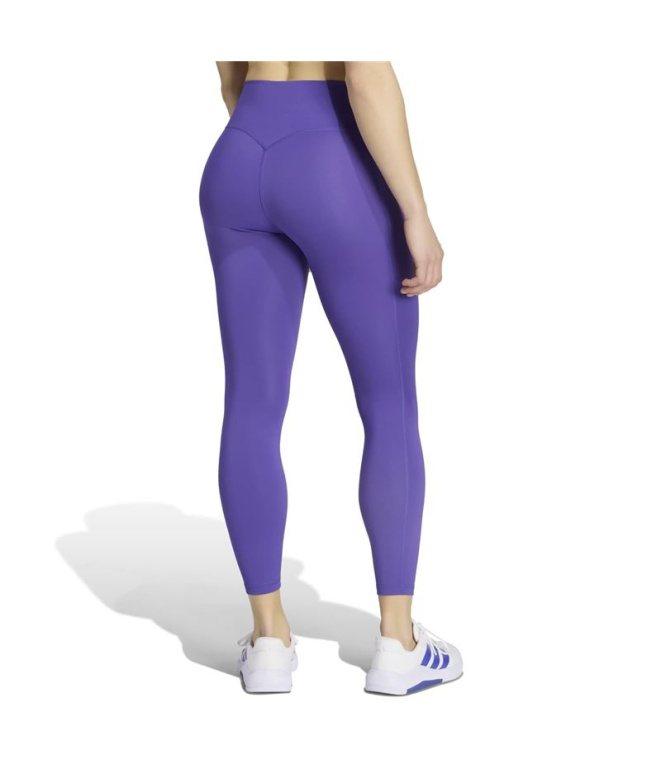 Collant Fitness adidas Opt 7/8, Collants L, violet