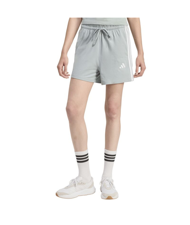 Calça Mulher adidas 3Stripes Essentials cinza