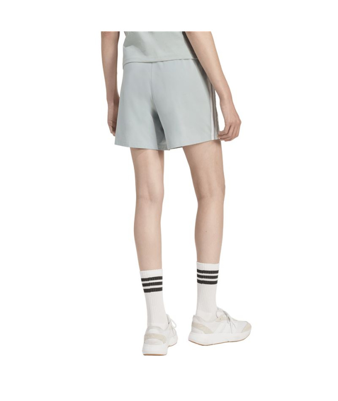 Calça Mulher adidas 3Stripes Essentials cinza