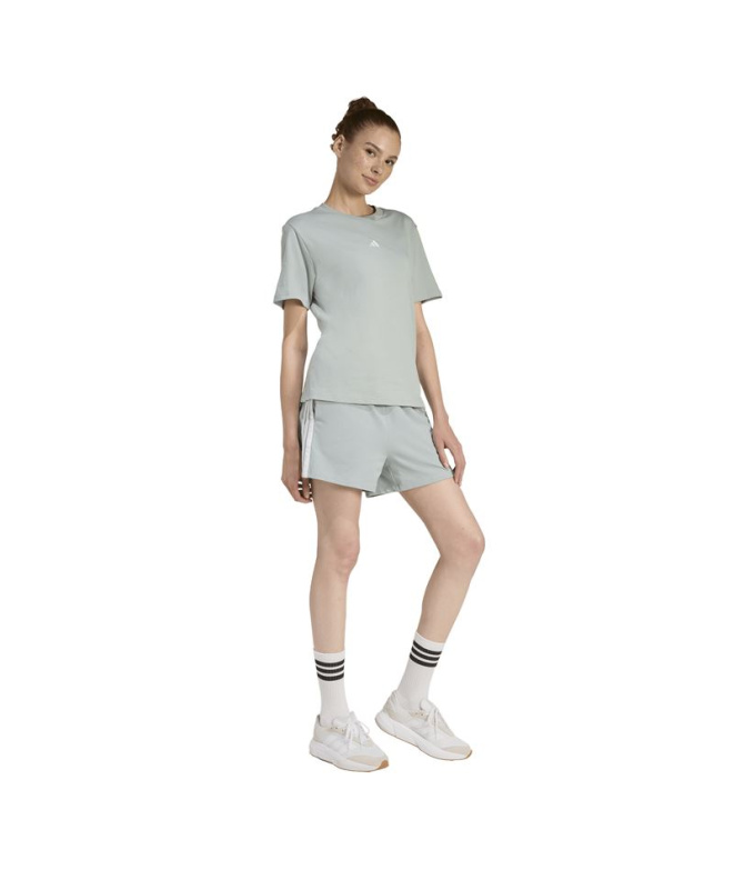 Pantalons gris adidas 3Stripes Essentials Femme