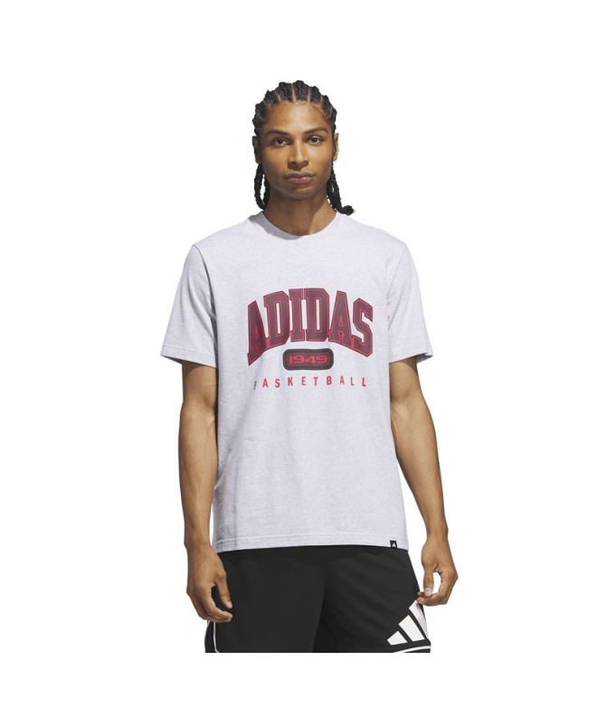 T-shirt Basket-ball adidas Collegiate T Homme ,...