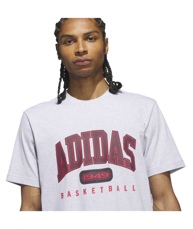 T-shirt Basket-ball adidas Collegiate T Homme ,...