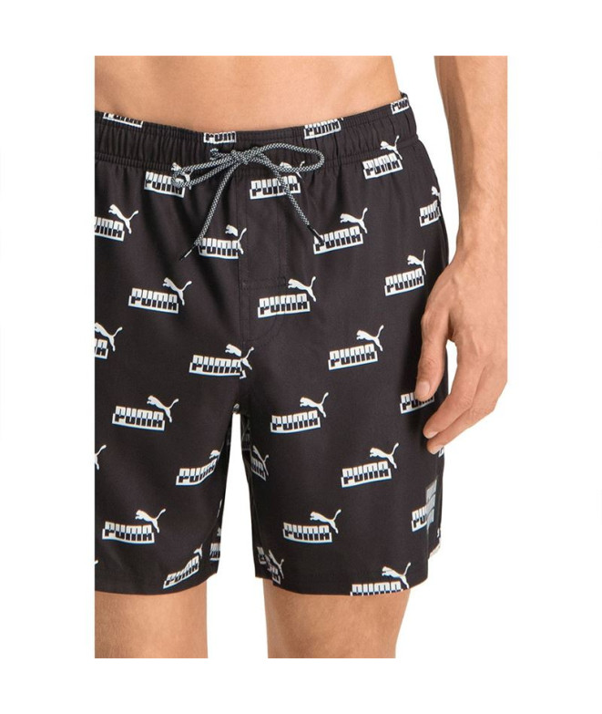 Bañador de natación Puma Logo Aop N1 Negro...