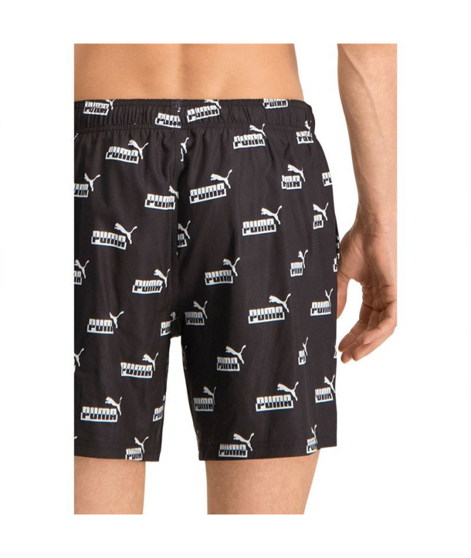 Bañador de natación Puma Logo Aop N1 Negro...