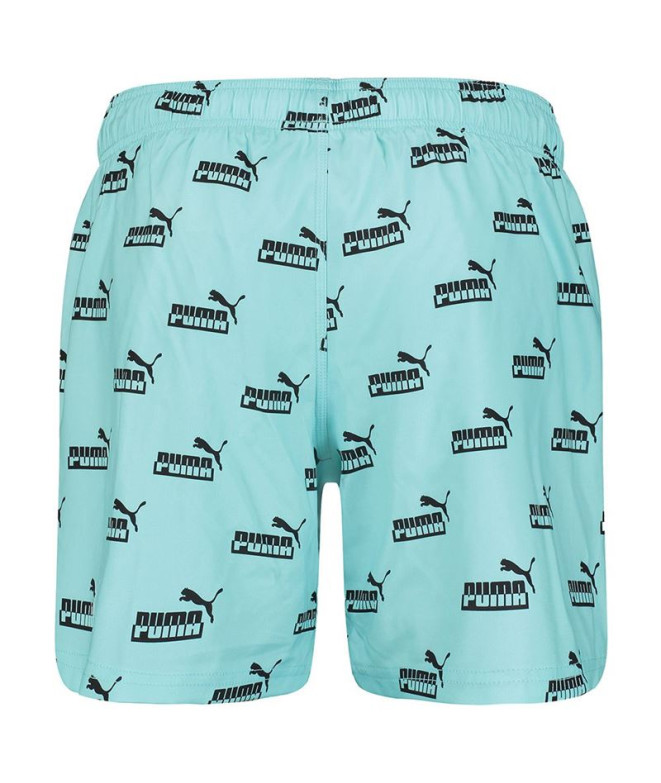 Fato de banho by natação Puma Logo Aop N1 Blue...