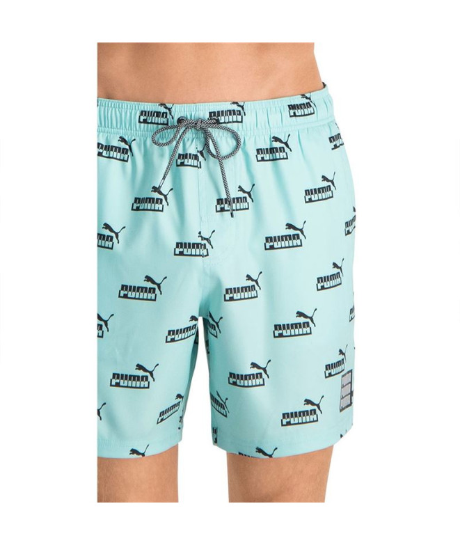 Bañador de natación Puma Logo Aop N1 Azul...