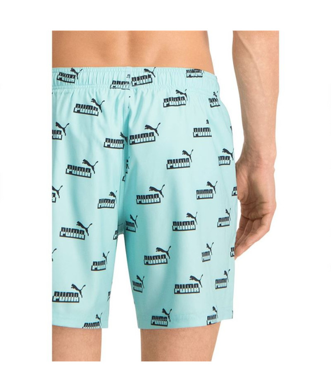 Bañador de natación Puma Logo Aop N1 Azul...