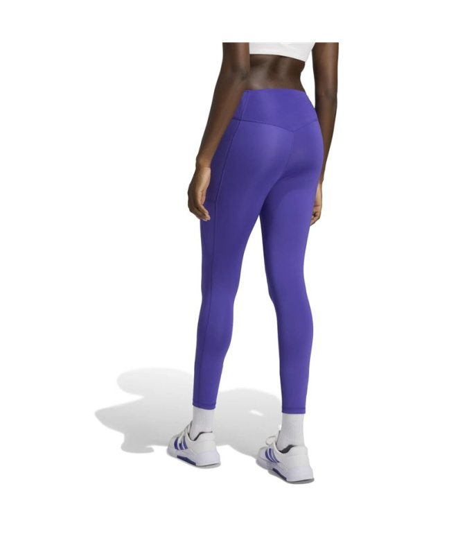 Malhas Fitness adidas Opt Pow Ess 7/8 roxa