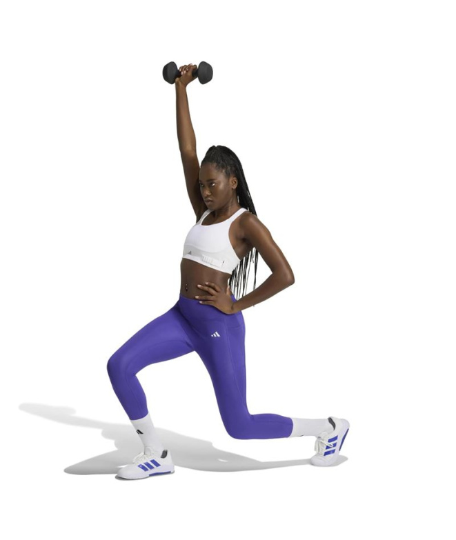 Collants Fitness adidas Opt Pow Ess 7/8 violet