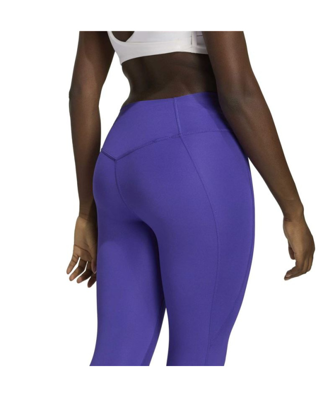 Malhas Fitness adidas Opt Pow Ess 7/8 roxa
