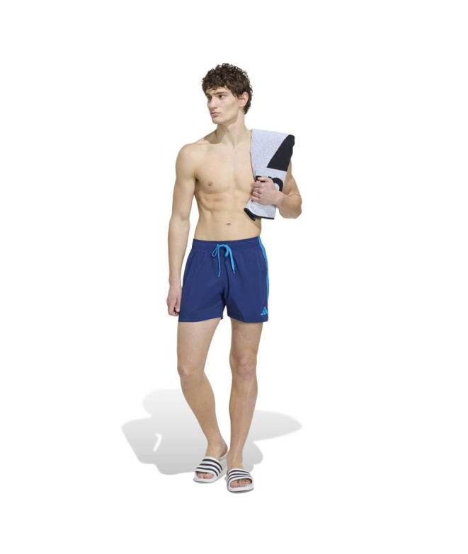 Fato de banho adidas 3S 5In Homem Azul Praia e...