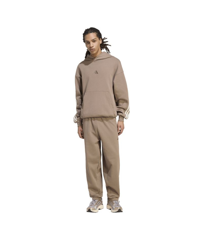 Moletom Adidas Moletom 3 Listras Homem Kit /Branco