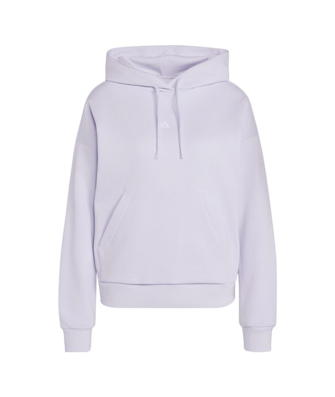adidas Small Logo Feel Moletom Mulher Roxo/Branco