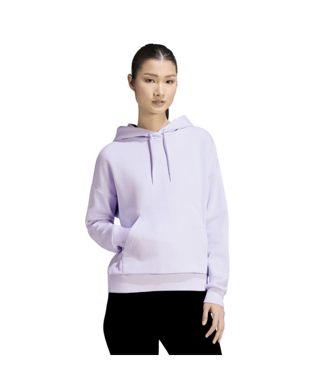 adidas Small Logo Feel Moletom Mulher Roxo/Branco