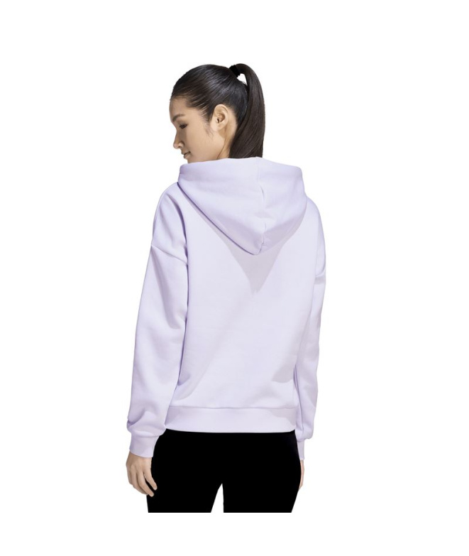adidas Small Logo Feel Moletom Mulher Roxo/Branco