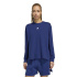 Camiseta adidas W 3 Stripes Gfx Ls2 Azul Escuro