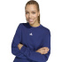 Camiseta adidas W 3 Stripes Gfx Ls2 Azul Escuro