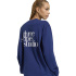 Camiseta adidas W 3 Bandas s Gfx Ls2 Azul Oscuro