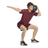 Camiseta Adidas Workout Essentials Flex Homem Fitness , Bordô