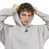 Moletom Adidas PrimeLift Workout Moletom Fitness Homem Cinza