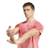 Camiseta Running Homem Adidas Adizero Aspyre rosa
